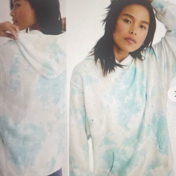 💕NWOT Tye Dye Hoodie by Aerie Super Cute beachy vibes 🏖️ - Picture 3 of 11